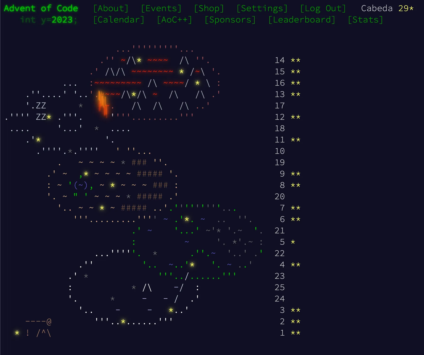 Advent of Code state