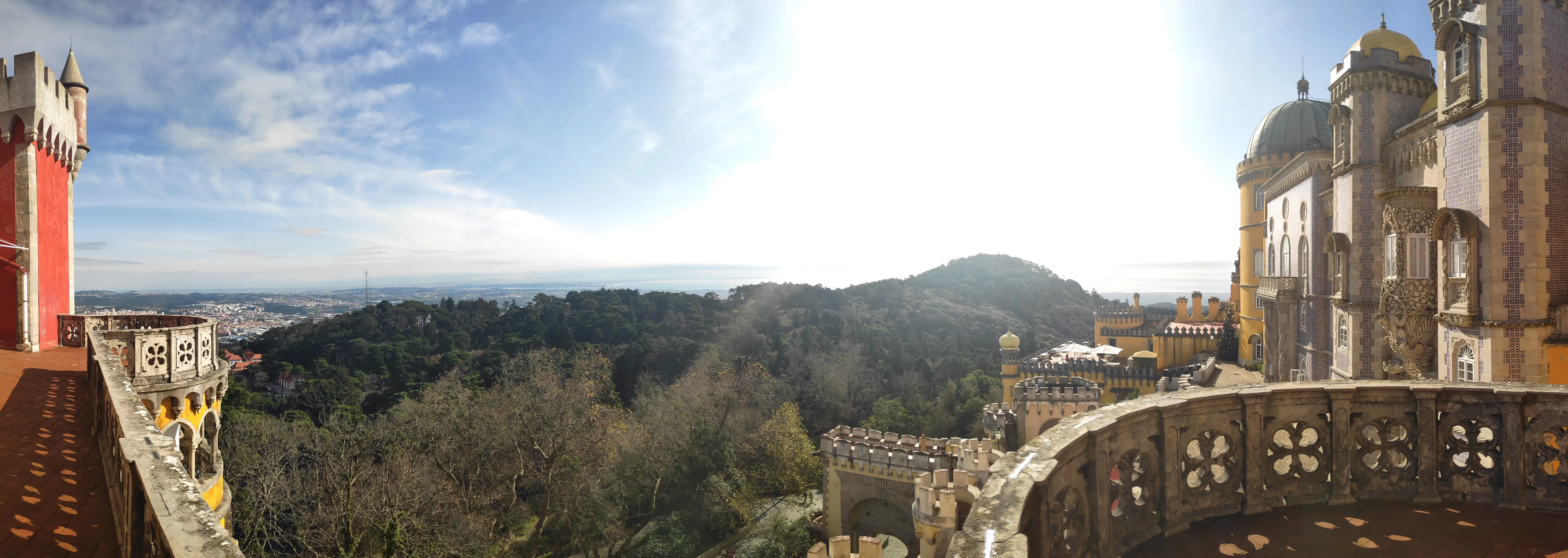 Pena's palace balcony